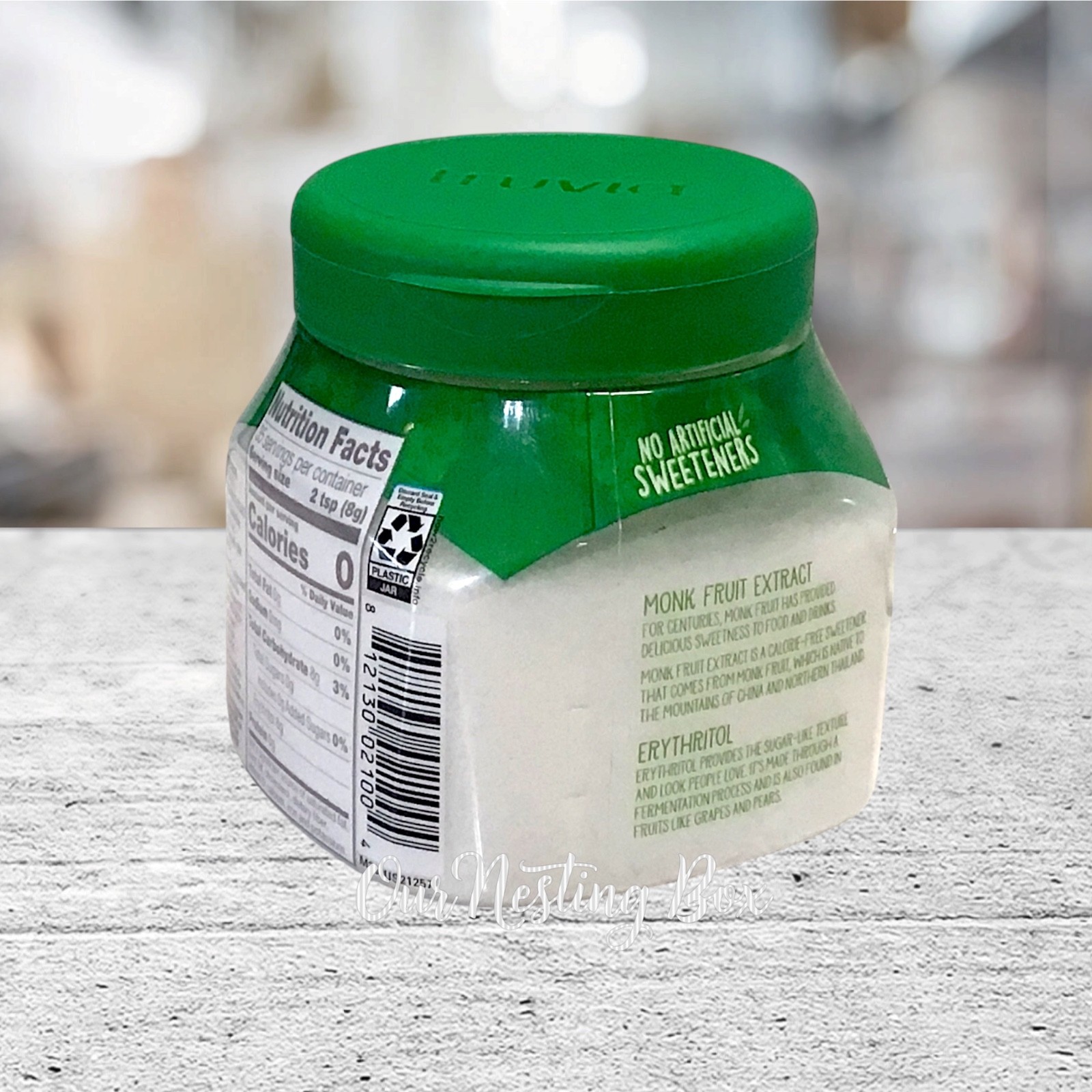 3 Truvia Monk Fruit Calorie-Free Sweetener Jar Spoonable Plant Based 9.8oz
