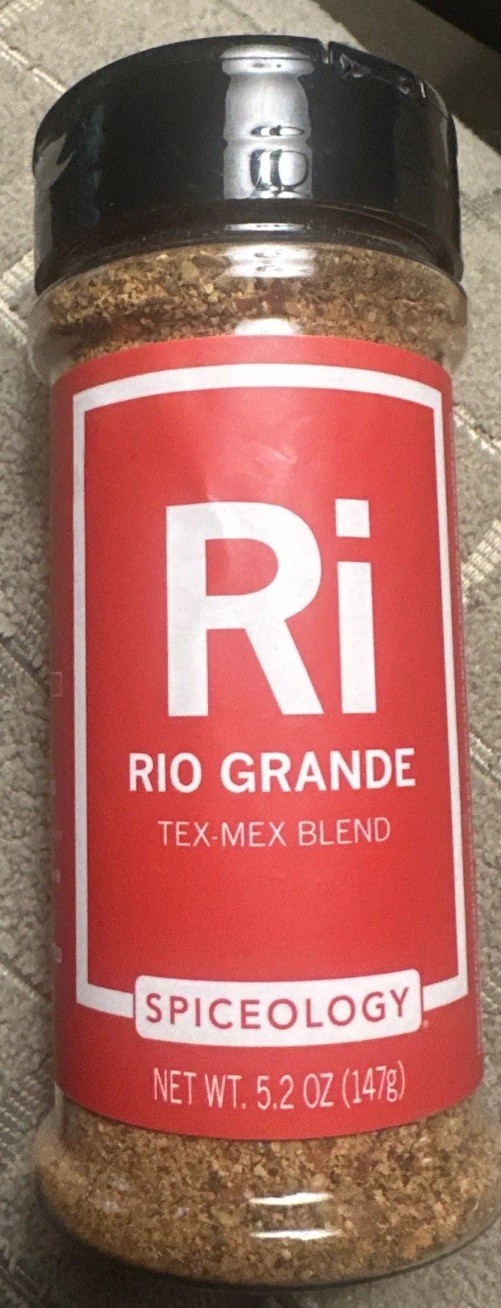 Spiceology Rio Grande Tex-Mex Blend Seasoning Rub 5.2 Oz 147g Sealed Jar BBQ