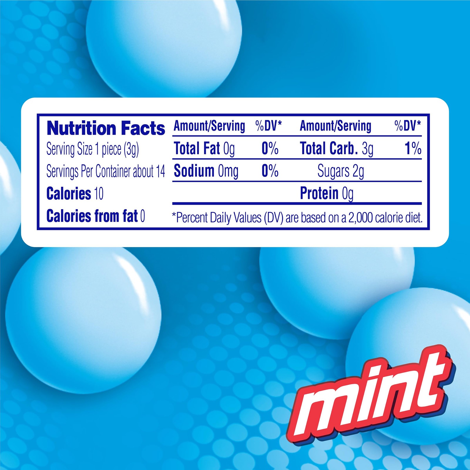 Mentos Chewy Mint Candy Roll, Mint, 14 Pieces Per Roll Pack of 1