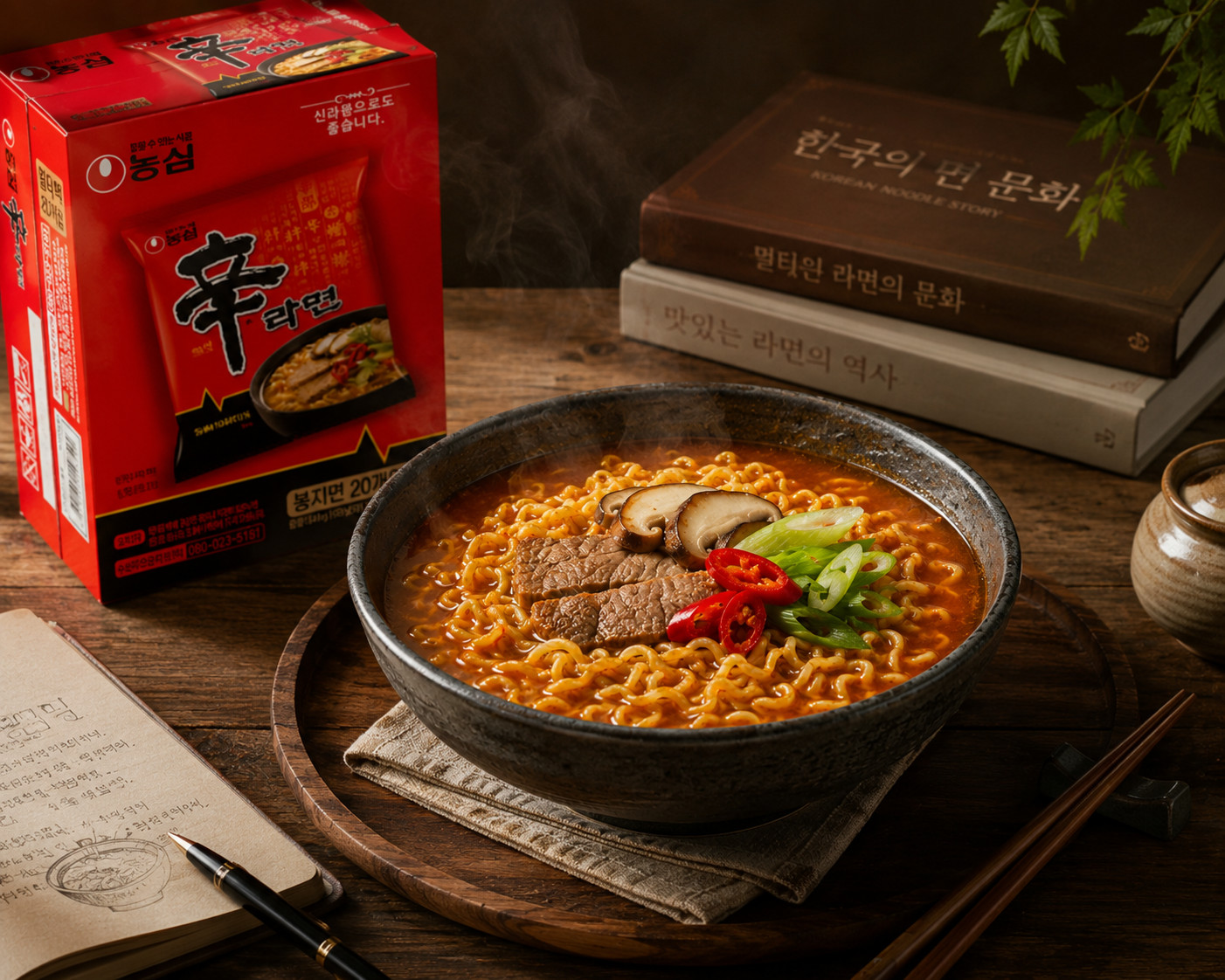 Nongshim Shin Ramyun Spicy Korean Ramen 120g x 20 Packs Made in Korea