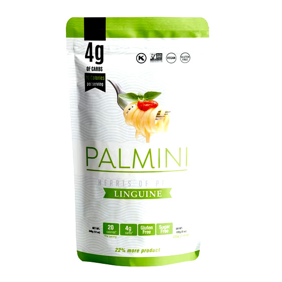 Palmini Hearts of Palm Linguine 12oz Low Carb Vegan Gluten Free Pasta