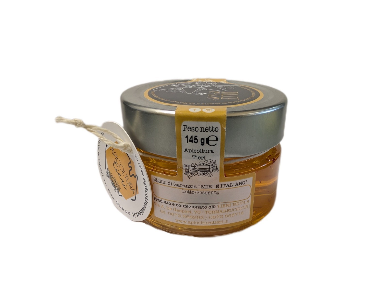 Acacia Honey with Saffron – Gourmet Italian Honey Infused with Saffron