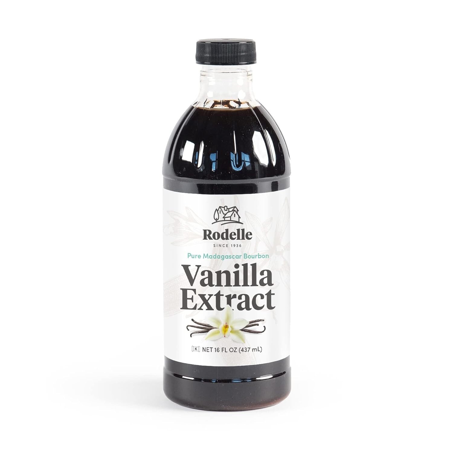 Rodelle Pure Madagascar Bourbon Vanilla Extract 16 FL OZ