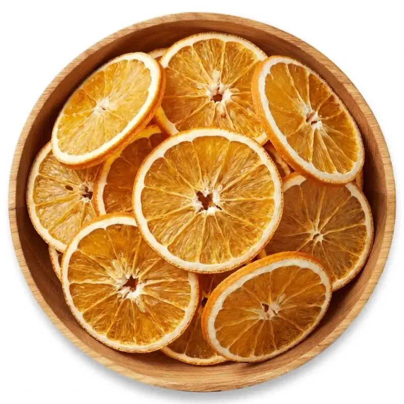 Dehydrated Navel Orange Wheels – Dried Citrus Slices for Tea, Baking & Garnish