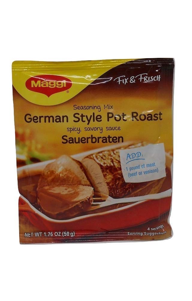 Delicious Sauerbraten Pot Roast Spice Mix – 3 Pack, 1.76oz Each, Gourmet Flavor