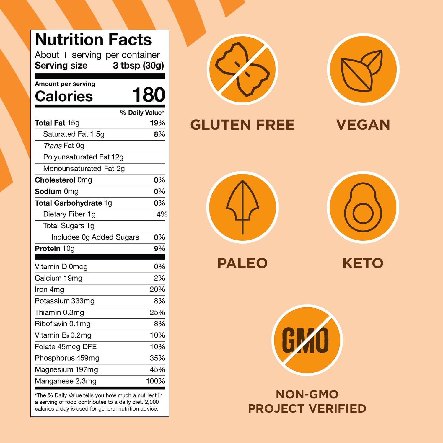 Manitoba Harvest Organic Hemp Hearts 2.1 Ounce Pack of 12 Protein Superfood S…