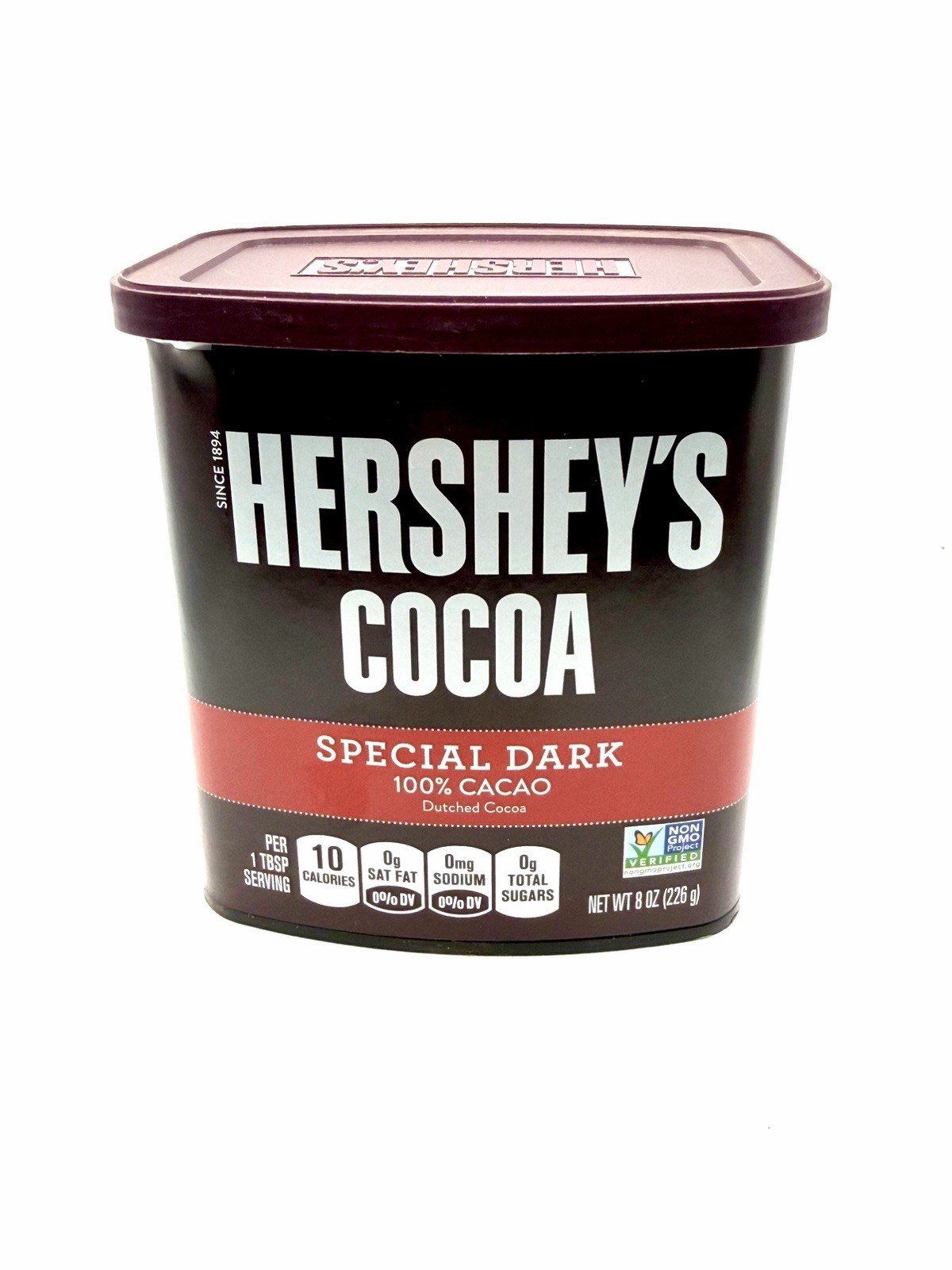 Hershey’s Special Dark Cocoa Powder 8oz 100% Cacao Dutch Process Baking Unsweet