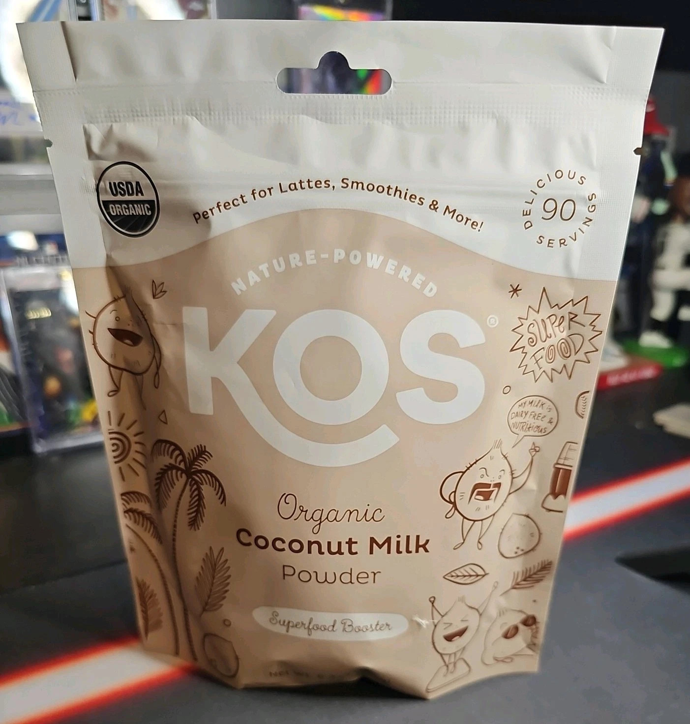 KOS Organic Coconut Milk Powder, 6.3 oz (358 g)