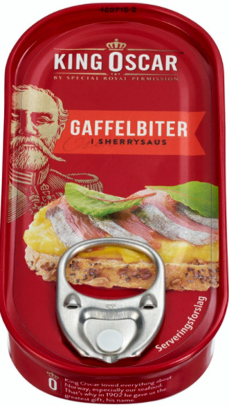 Gaffelbiter Dill or Sherry saus 50 g King Oscar 4 For $ 18 !! US SELLER !!