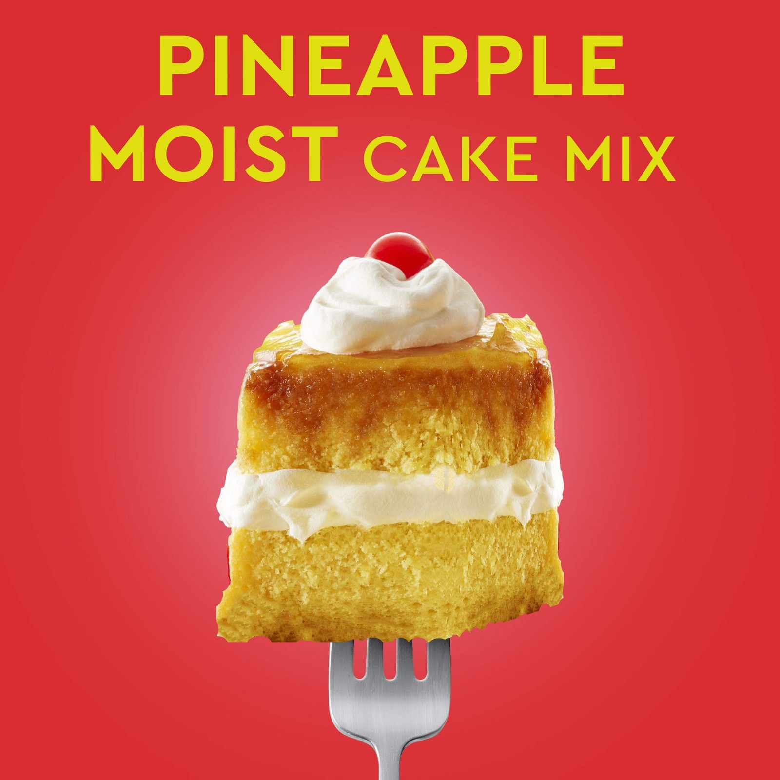 Duncan Hines Pineapple Supreme Cake Mix 15.25 Oz Perfectly Moist Baking Mix