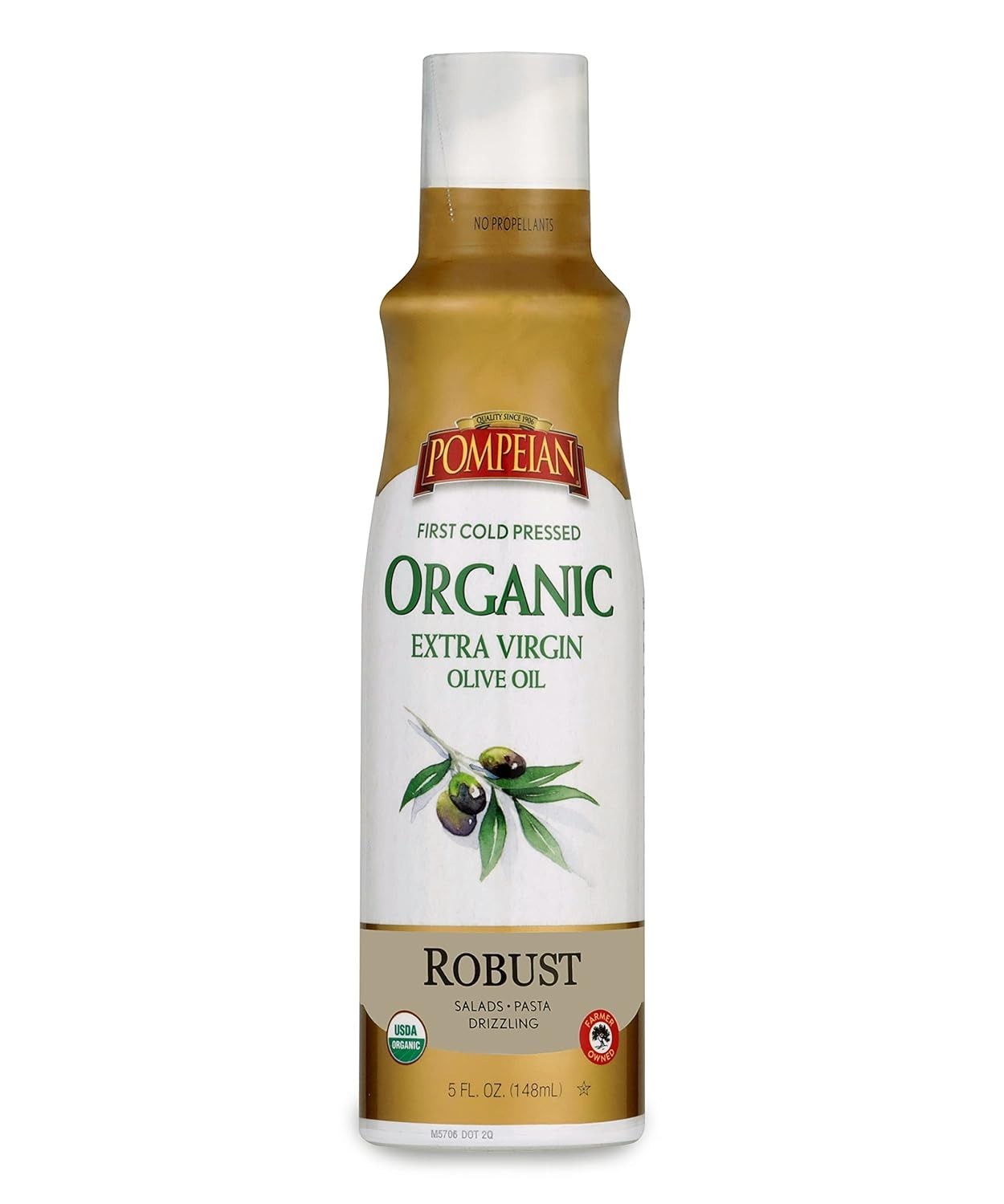 Organic Extra Virgin Olive Oil Cooking Spray, Non-Gmo, 5 Oz, Perfect for Salads