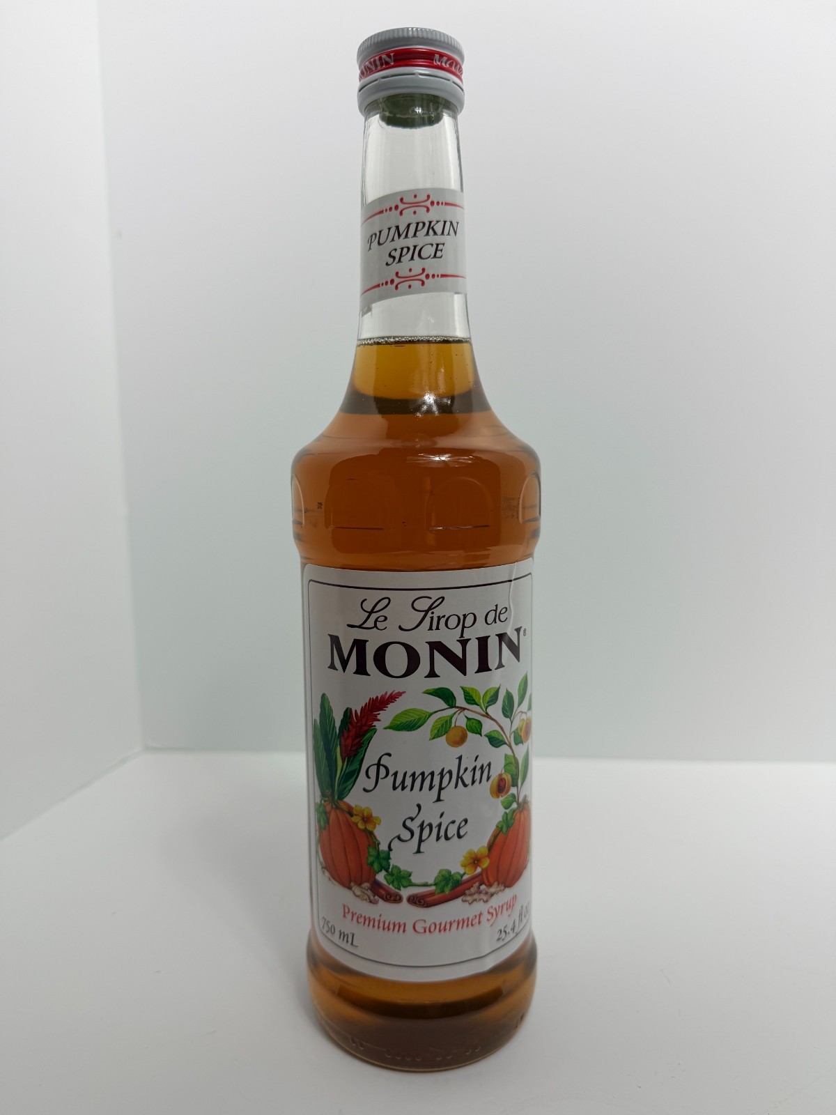 Monin Premium Pumpkin Spice Flavoring Syrup 750 ml bottle