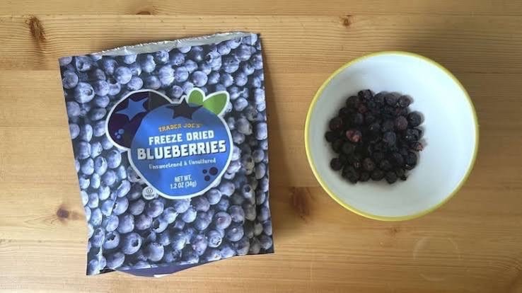 3X Trader Joe’s Freeze Dried Blueberries, Unsweetened & Unsulfured, 1.2 oz. 2027