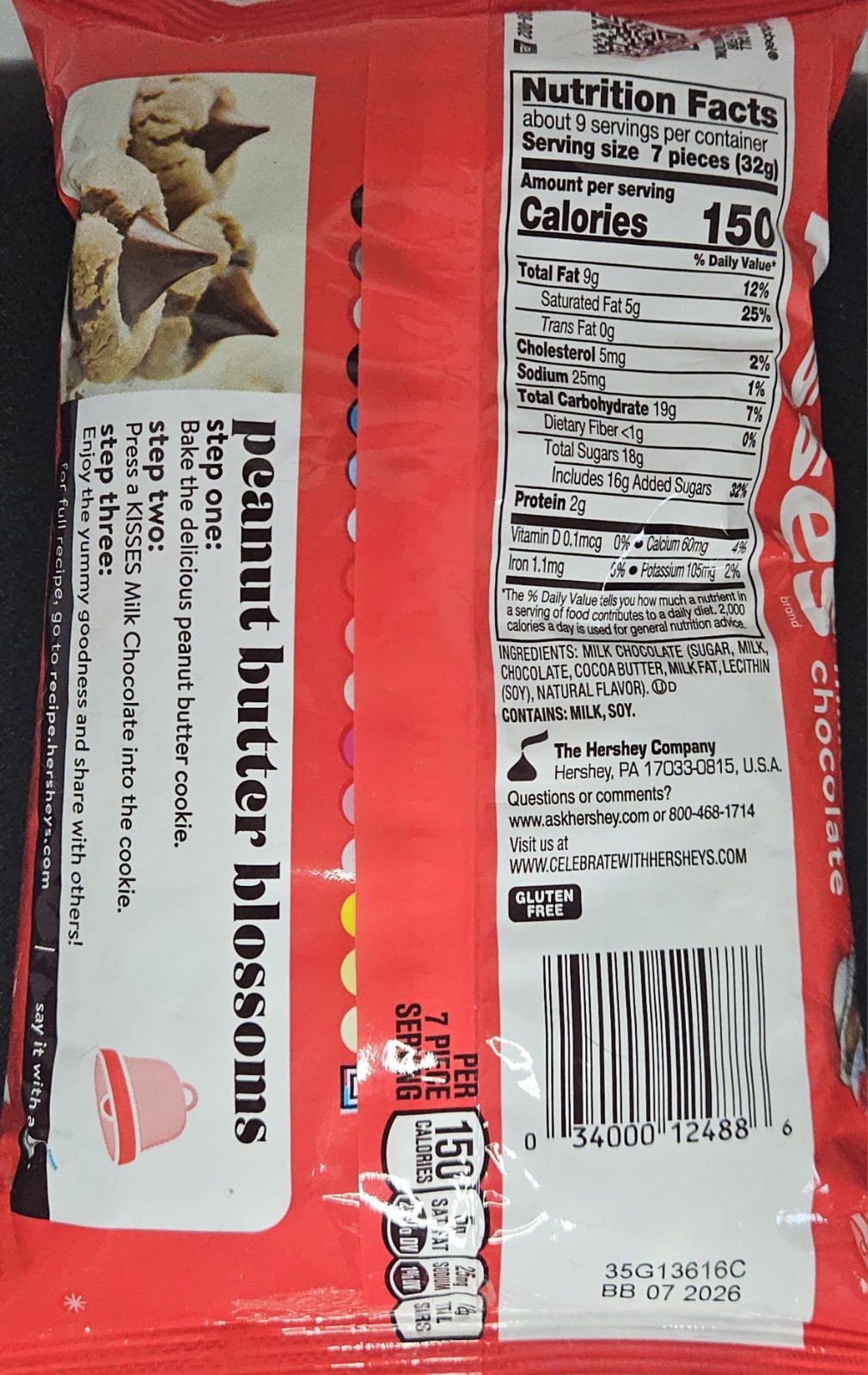 Hershey’s Kisses Holiday Variety Pack Sugar Cookie Candy Cane Hot Cocoa Bulk