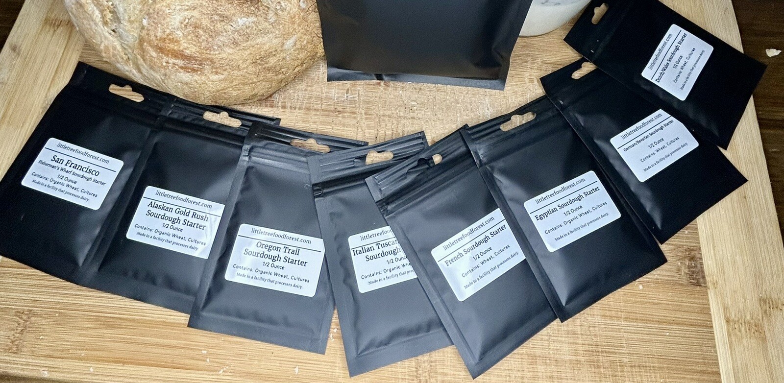 Choose Any 2 Sourdough Starter Cultures – Customizable Combo Pack for Baking