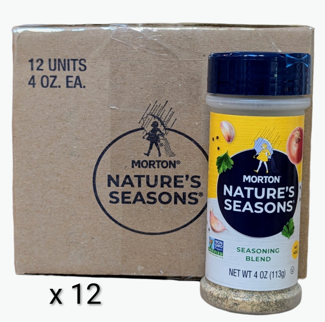12 – Morton Nature’s Seasons Seasoning Blend – 4 Oz Each