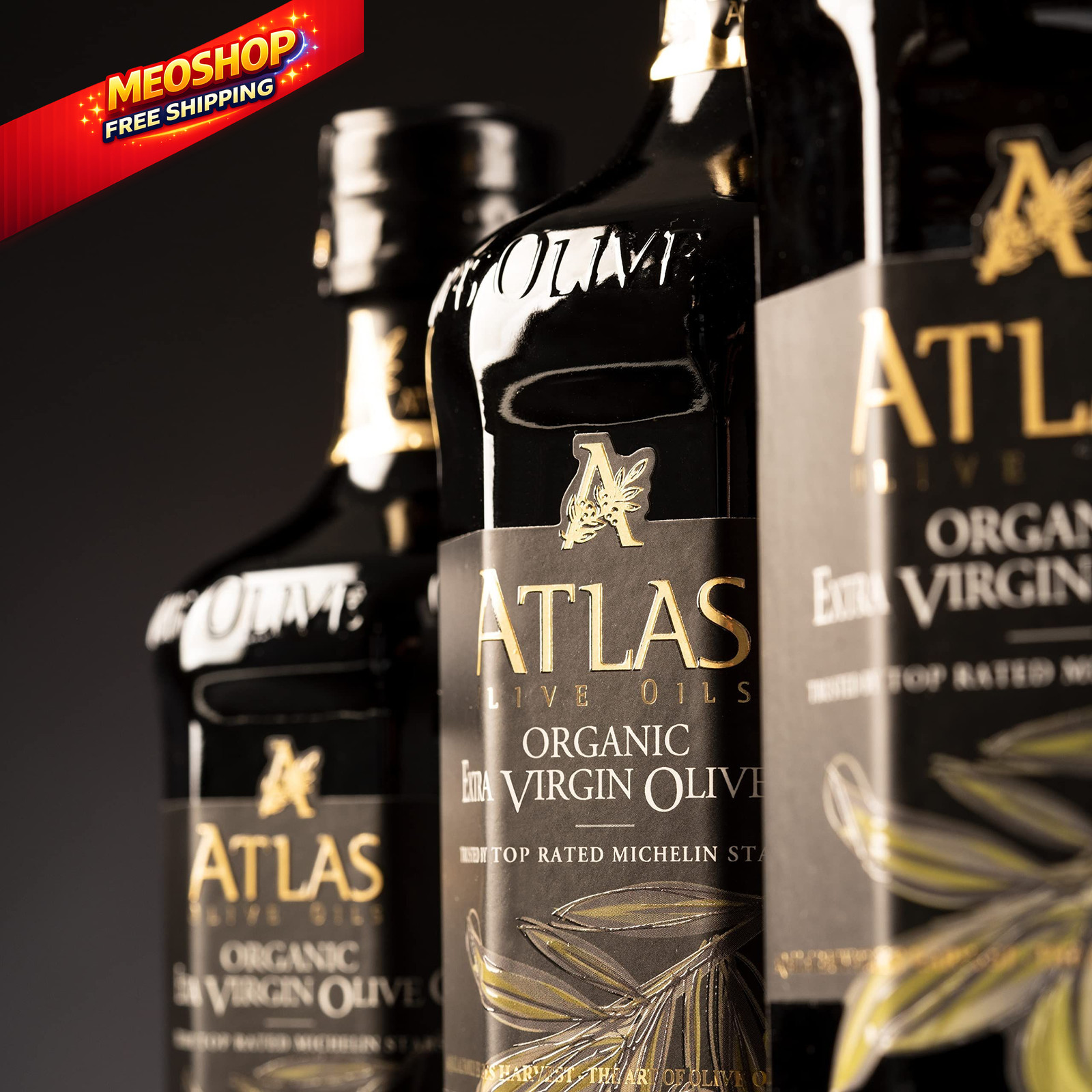 Atlas Organic Cold Pressed Moroccan Extra Virgin Olive 17 Fl Oz (Pack of 1)