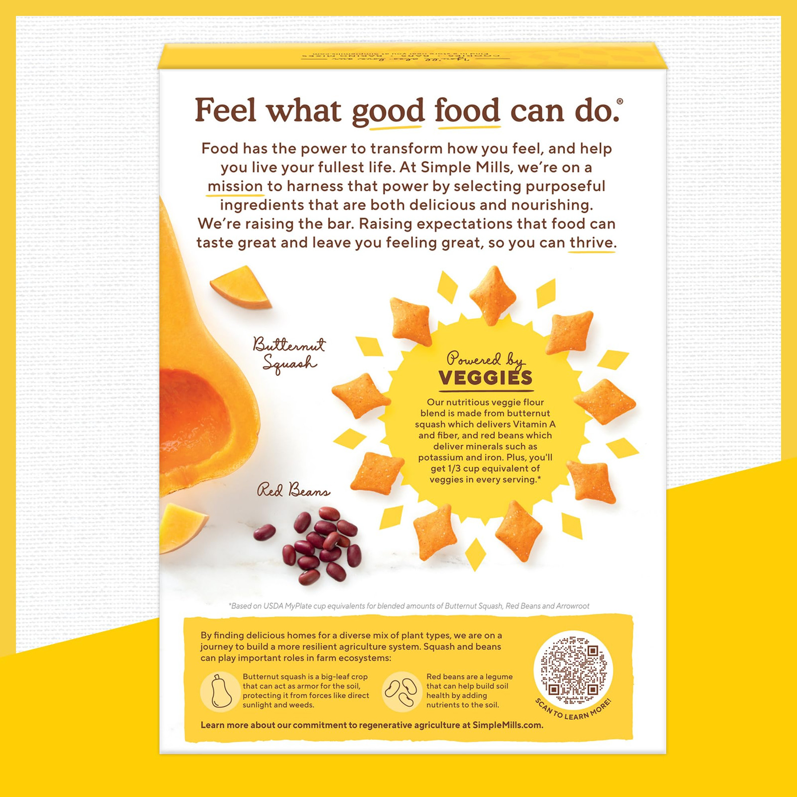 Simple Mills Cheddar Baked Snack Crackers 4 Ounce Pack of 1 Healthy Snack