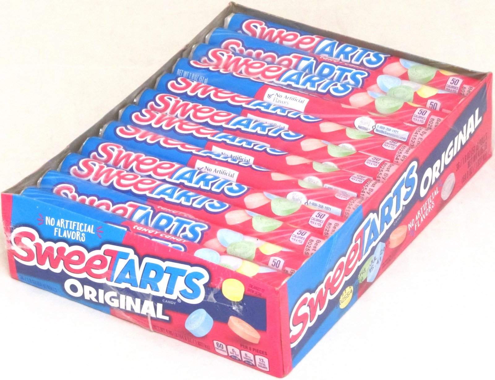 Sweetarts Candy 36 Count Rolls Bulk Box Sweet Tart Sweetart Sweettart OVER 4 LBS