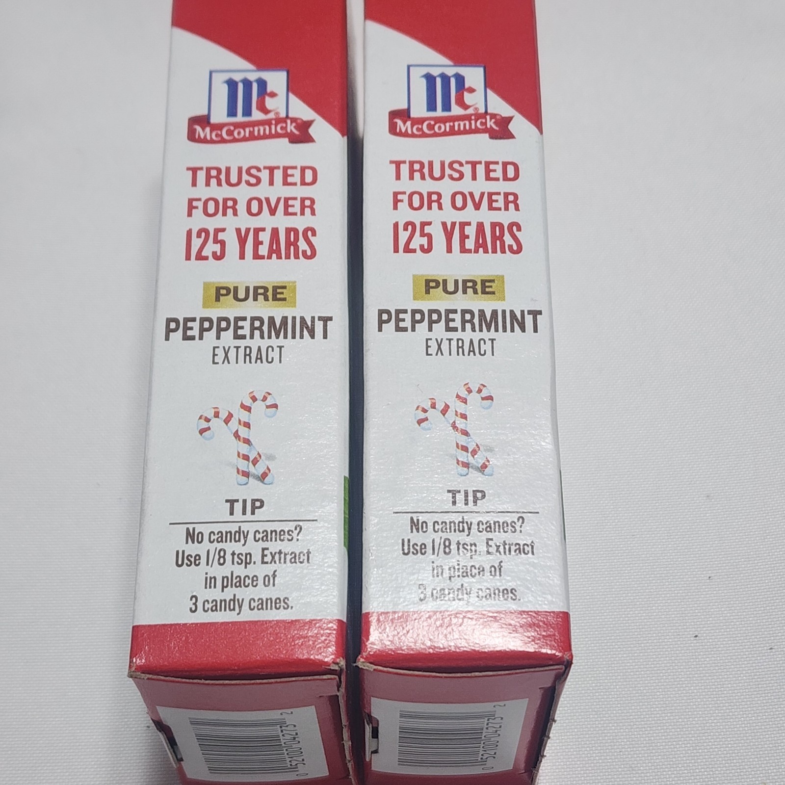 2 Pack- McCormick Pure Peppermint Extract – 4 Oz. Expiration 2029 ~New In Box~