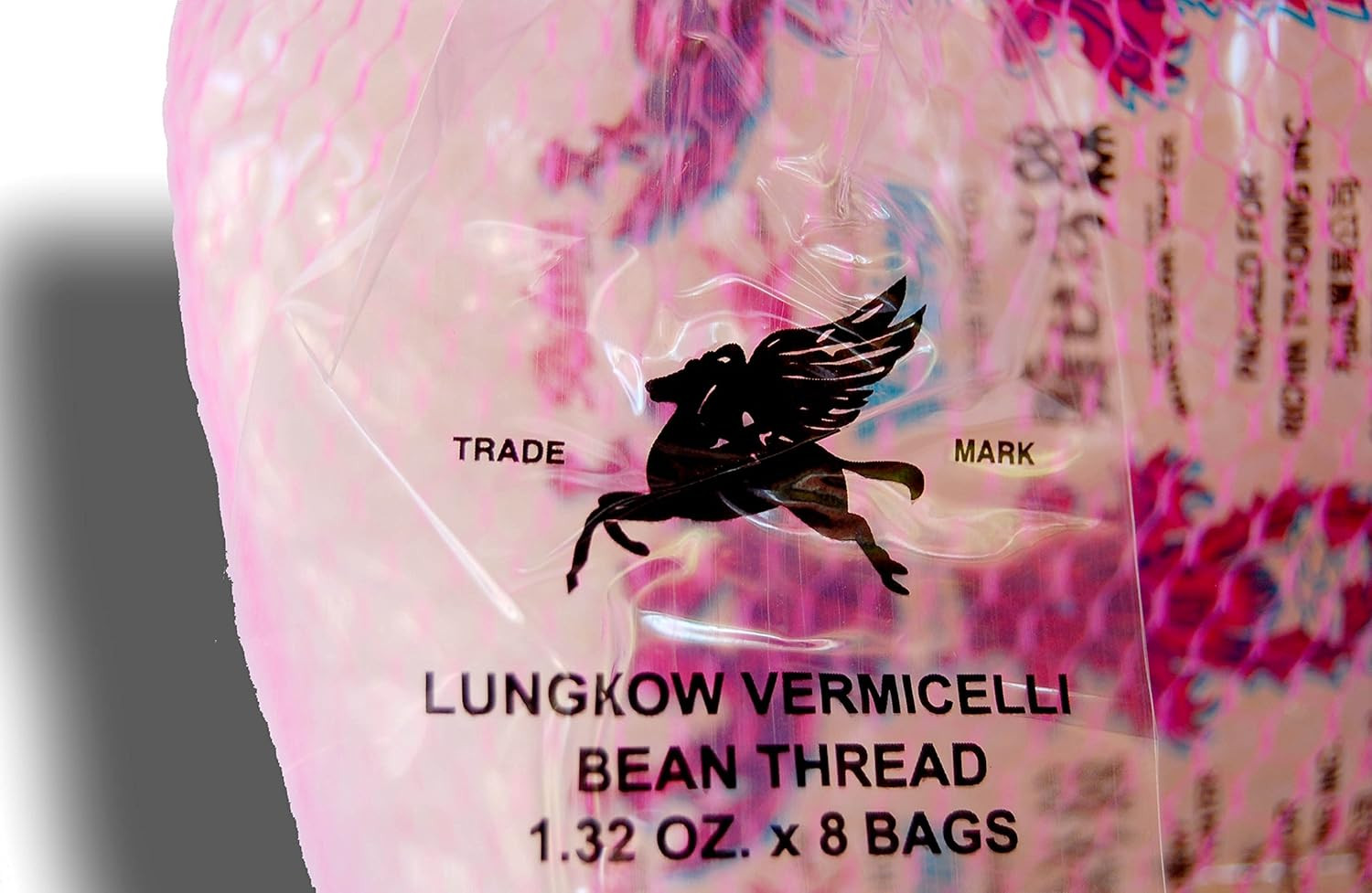 Lungkow Vermicelli Bean Thread Glass Noodles 8 Ct 10.56 Oz/300Gm: Non GMO Produc