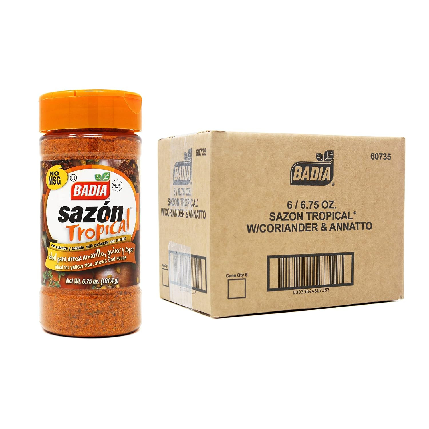 Sazon Tropical with Coriander & Annatto, Con Culantro Y Achiote 28 Oz | Coriande