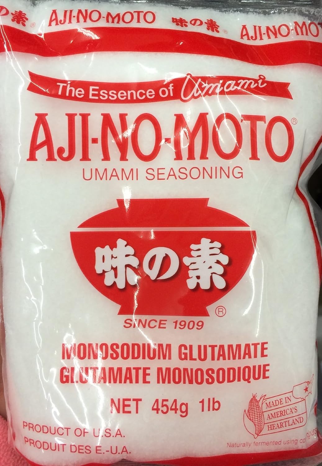 16 oz Ajinomoto MSG Seasoning, Monosodium Glutamate, Made in USA