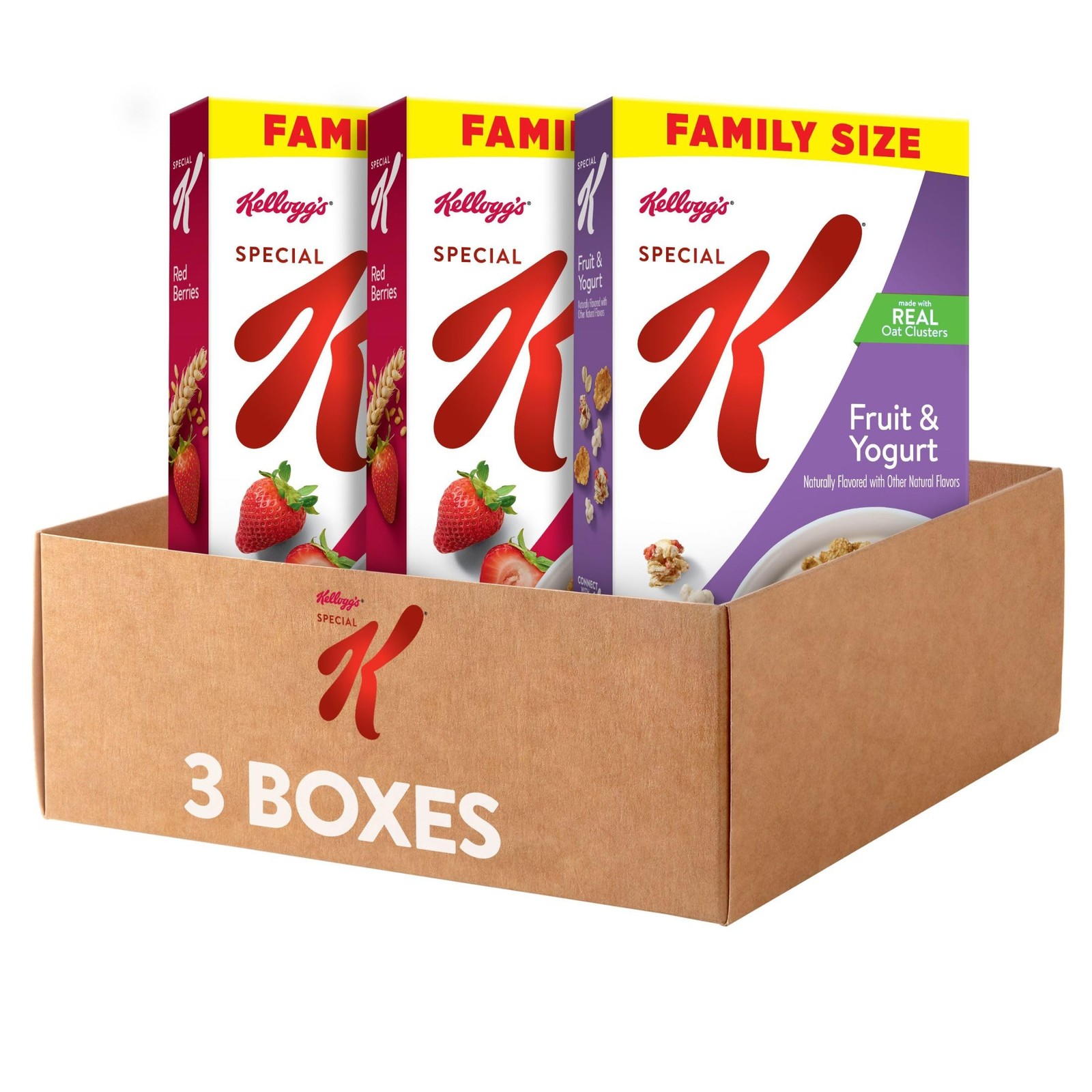 Kellogg’s Special K Breakfast Cereal, Family Breakfast, Fiber Cereal, Family Siz
