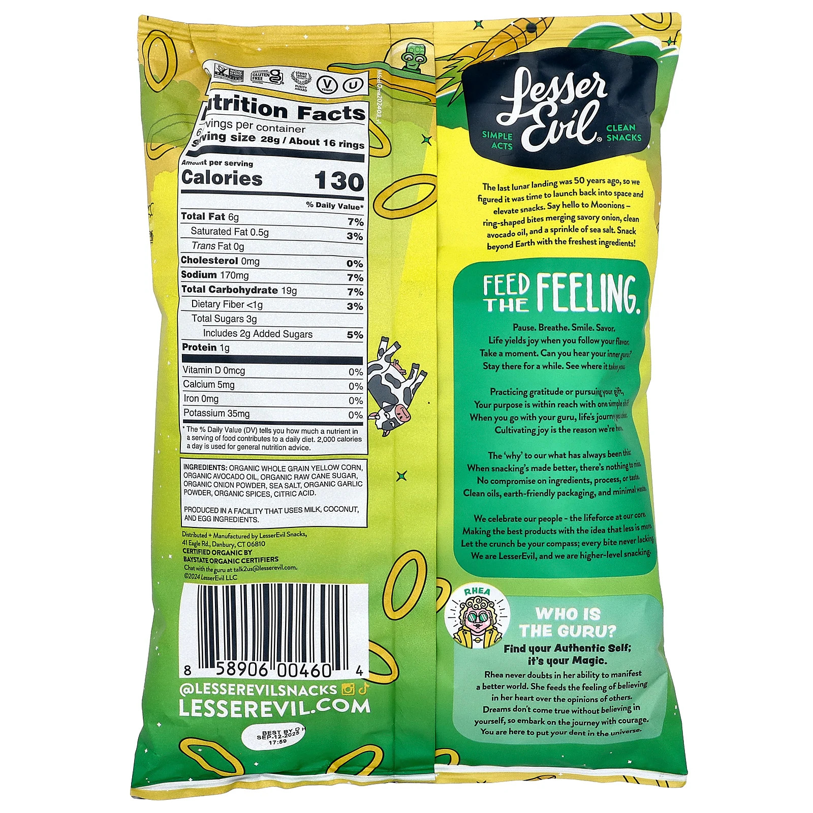 Moonions, Itergalactic Onion, 6 oz (170 g)