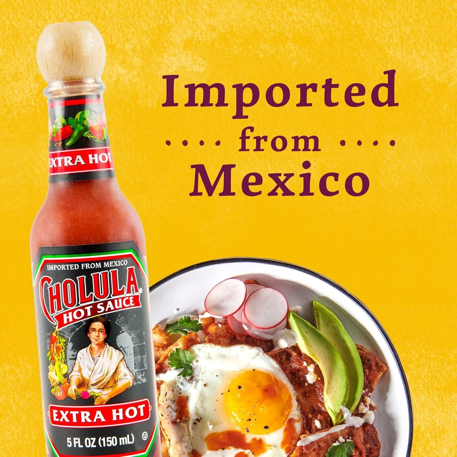 Extra Hot Sauce 5 fl oz – Authentic Mexican Blend of Arbol & Piquin Peppers