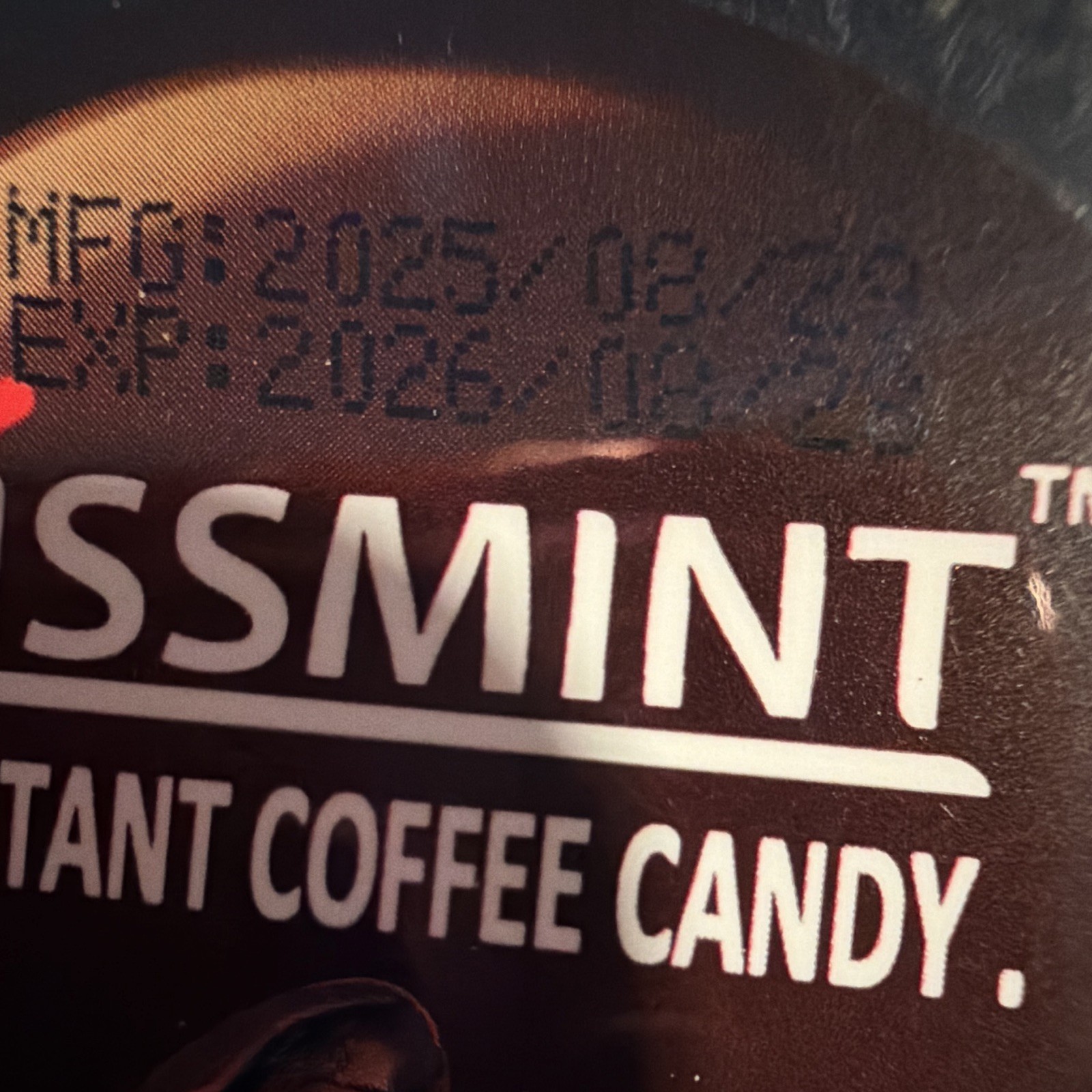 KISSMINT Instant Coffee Candy Hard Candy, Coffee Flavor, Jar, Contains Milk