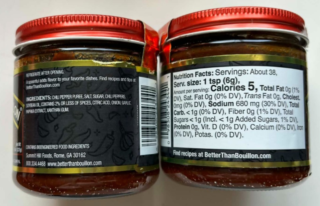 2 Better Than Bouillon Adobo Flavor Base 8 oz Ea EXP 02/04/2027