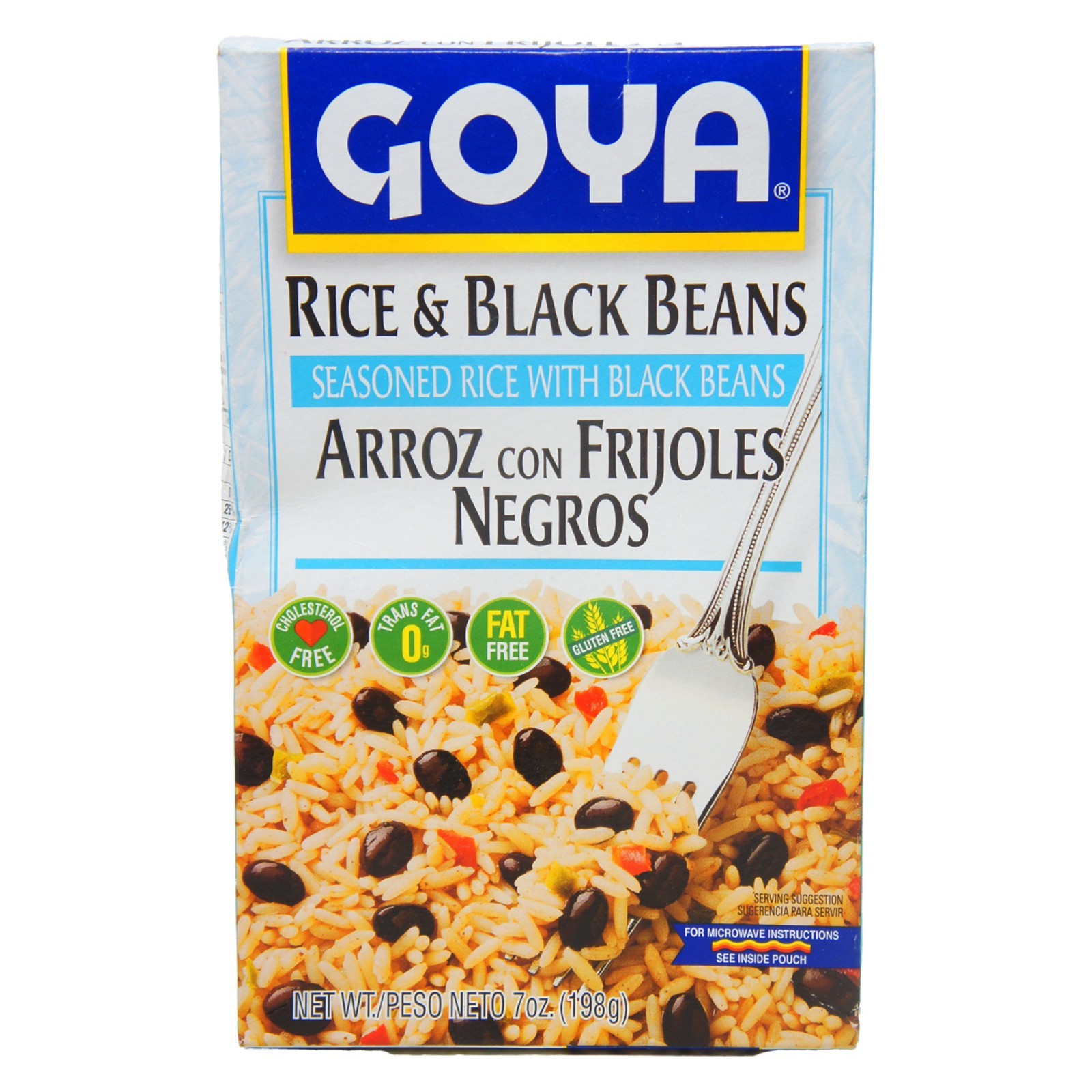 Goya Rice & Black Bean Seasoned Rice 7 oz Spanish Style Side Dish Mix