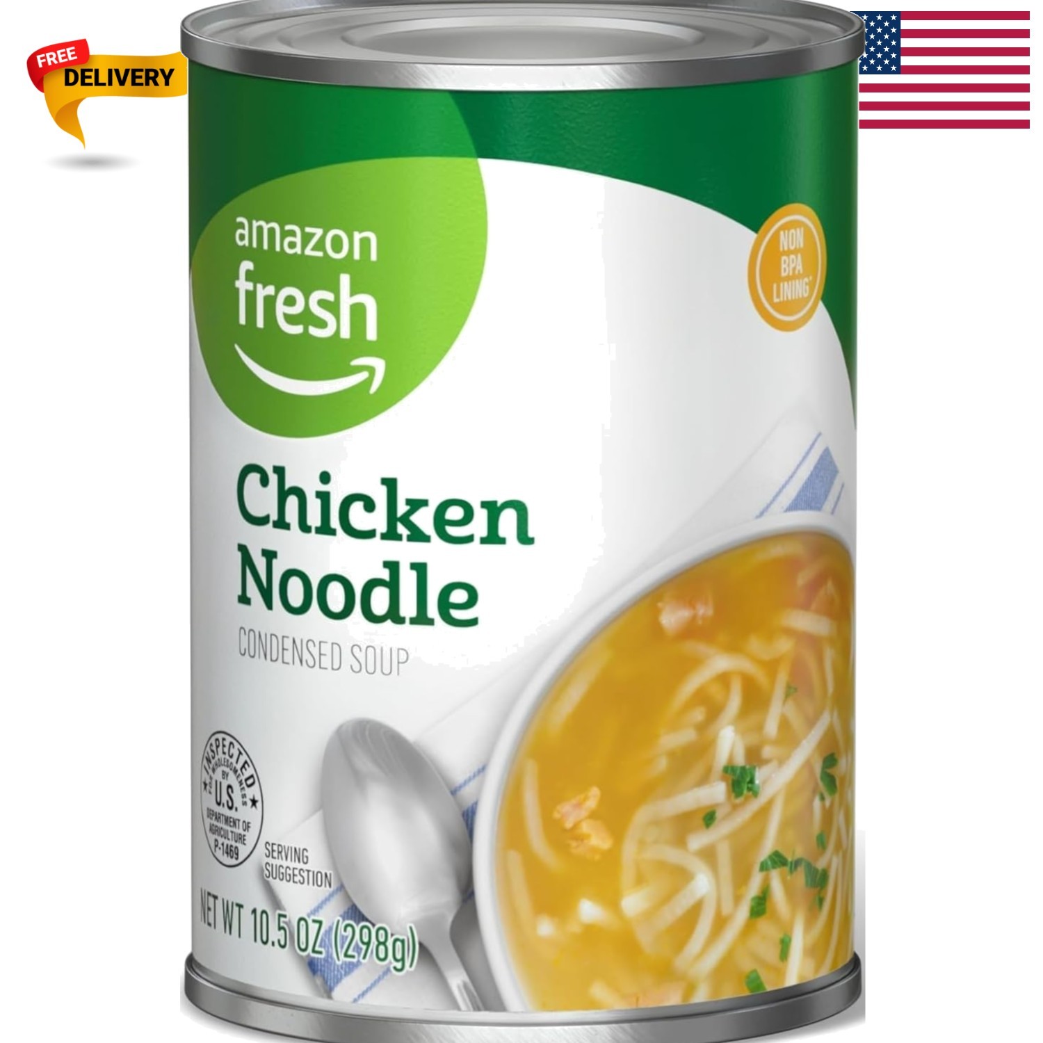 Comforting Chicken Noodle Condensed Soup 10.5 Oz – Quick Meal Solution