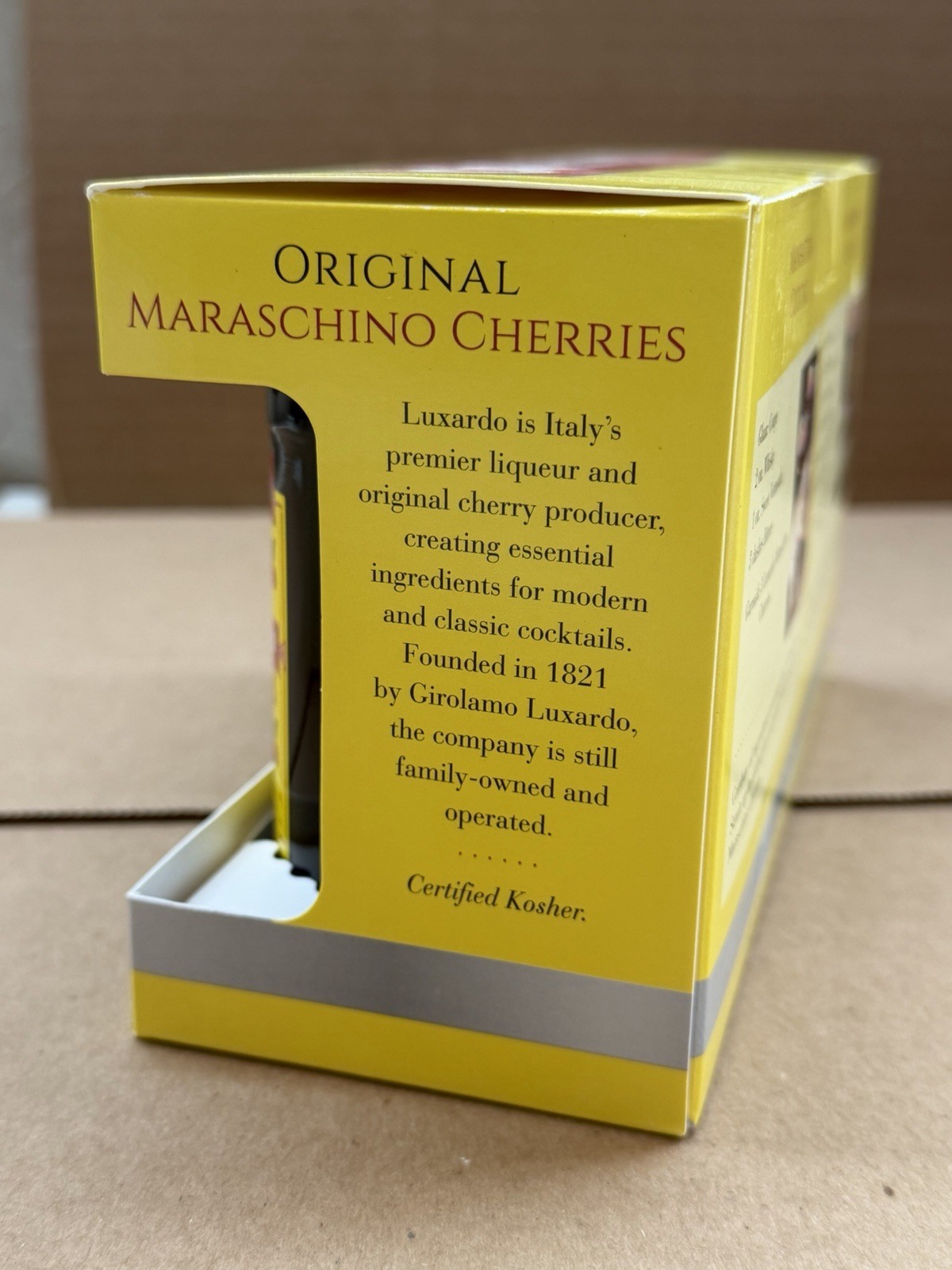 (4 Pack) Luxardo Original Maraschino Cherries 400g Italian Cocktail Cherries