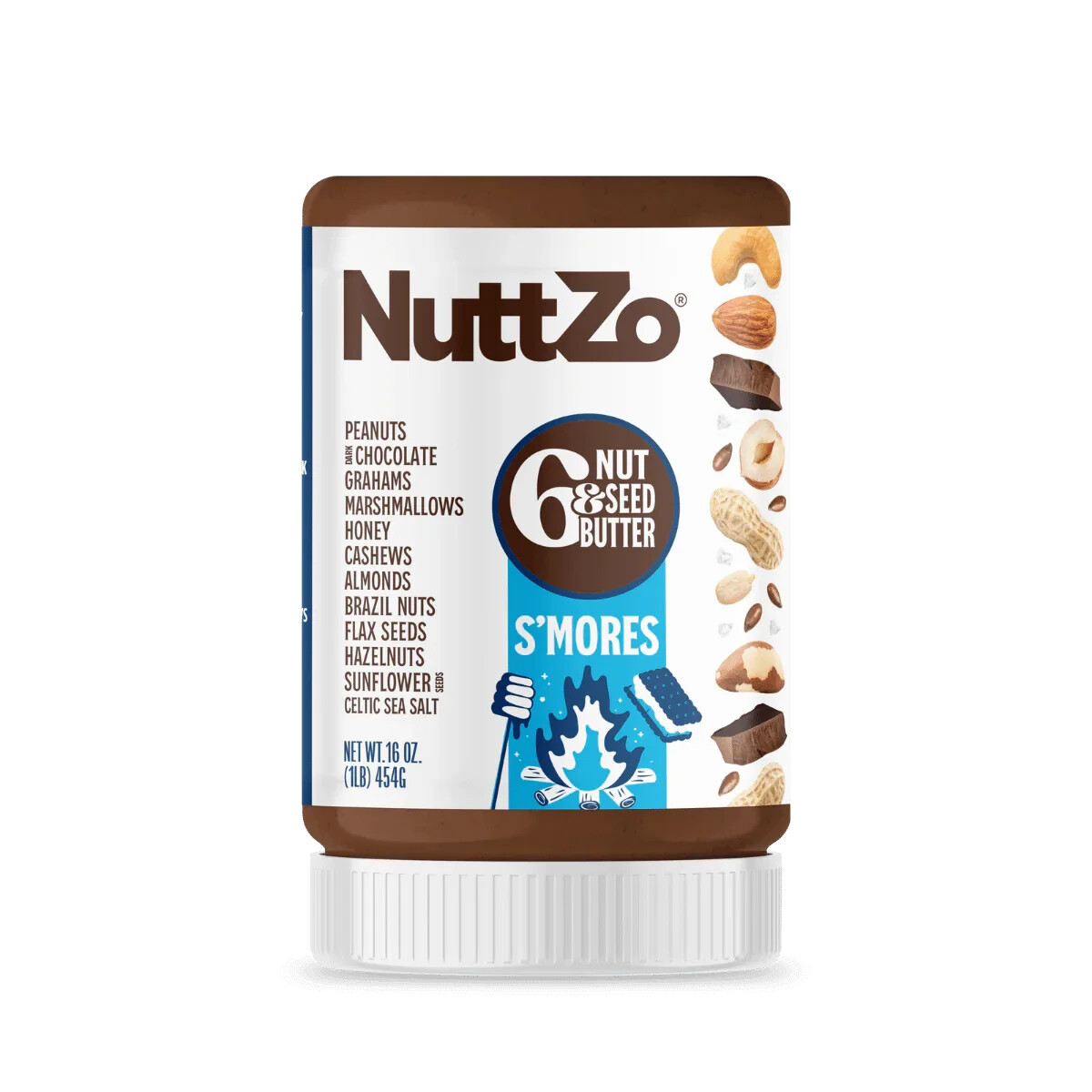 NuttZo S’mores Nut & Seed Butter – 16oz, see description