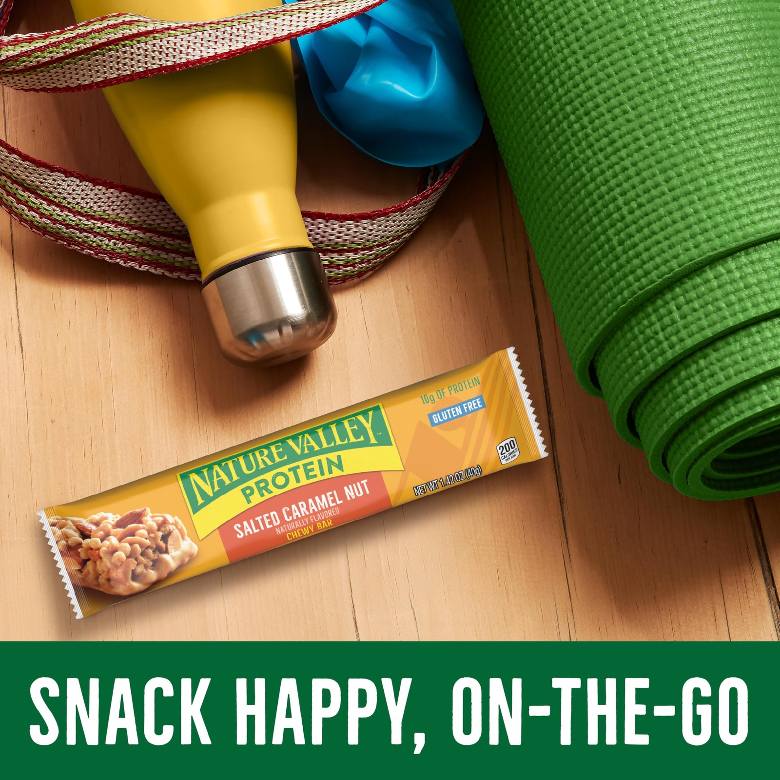 Nature Valley Protein Chewy Snack Bars, Salted Caramel 15 Count (Pack of 1)