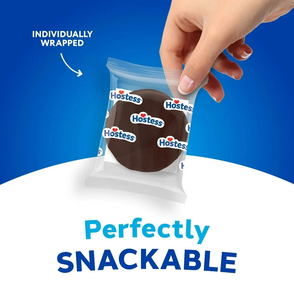 Hostess Ding Dongs Snack Cakes | Chocolate Flavor | 20.31 oz Box (16 Count)