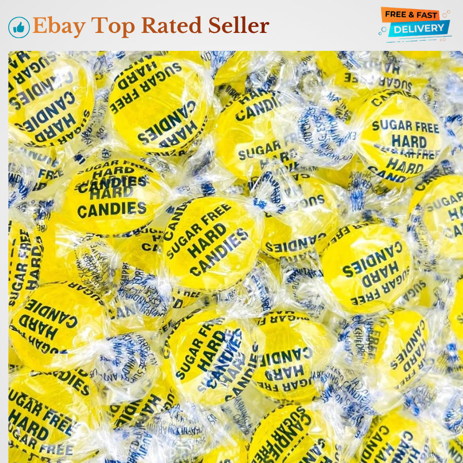 Lemon Drops Sugar Free Candy – Sour Lemon Sugar Free Candies – Lemon Hard Candy