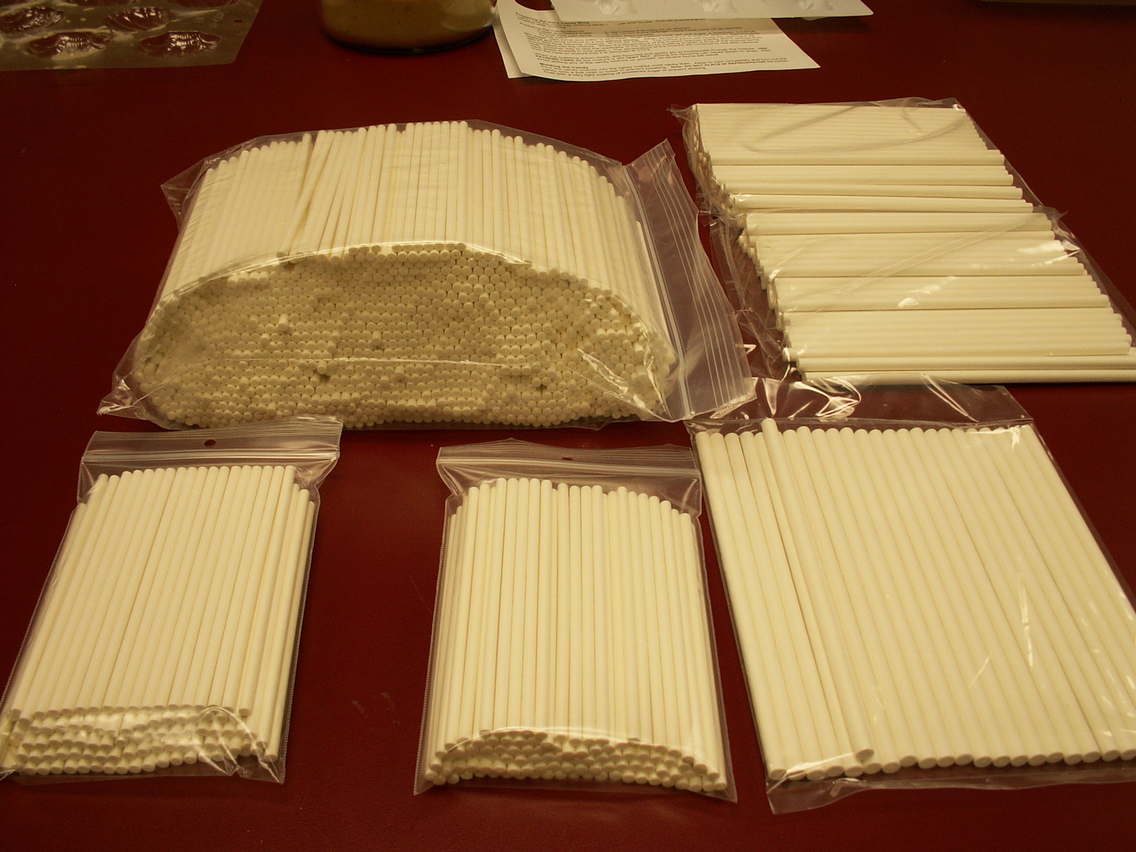 Lollipop and Sucker Sticks! MAKE CAKE POPS! Made in USA! Top Quality Paper