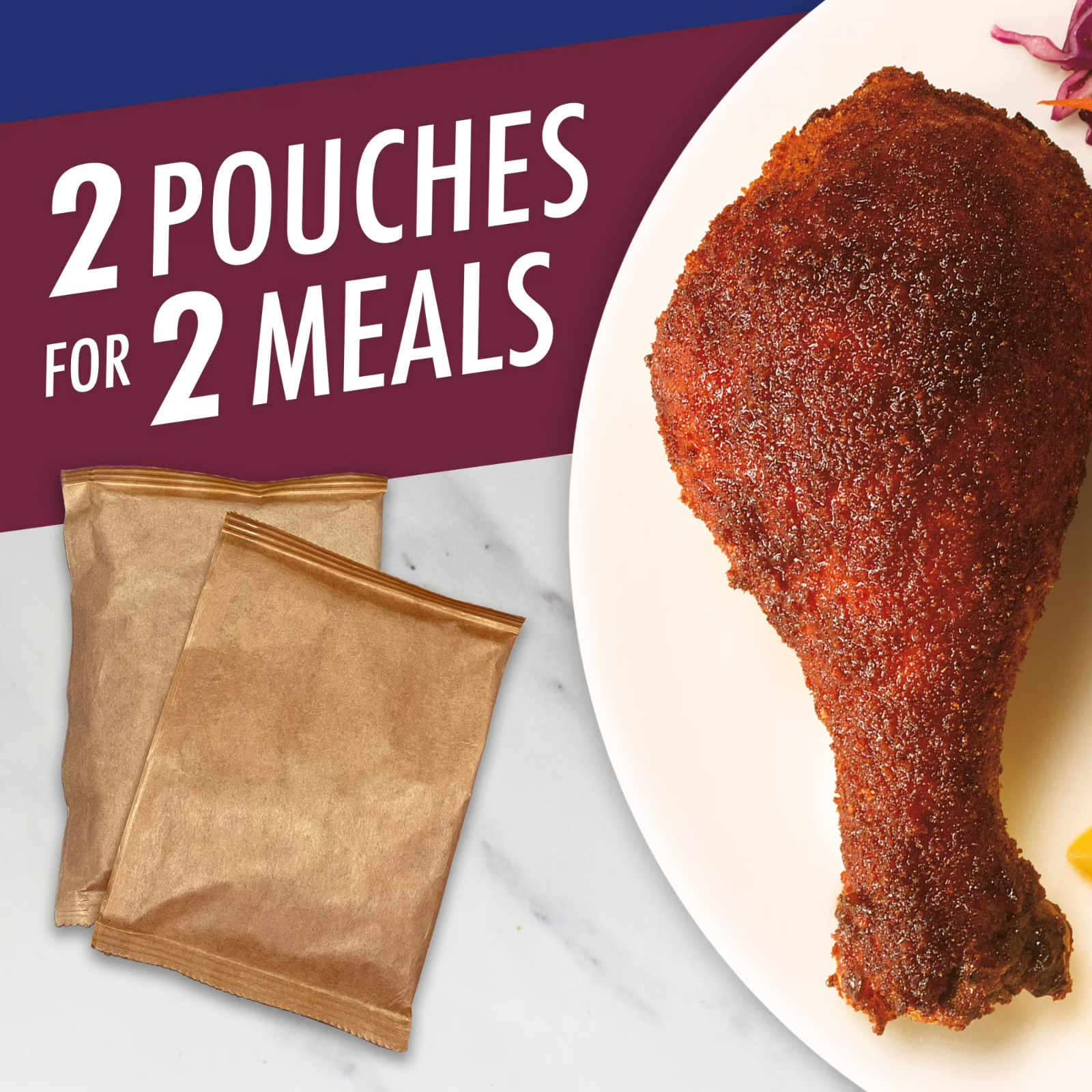 2 PACK – Kraft Shake N Bake BBQ Glaze Seasoned Coating Mix 6 oz (Total 12 oz)…