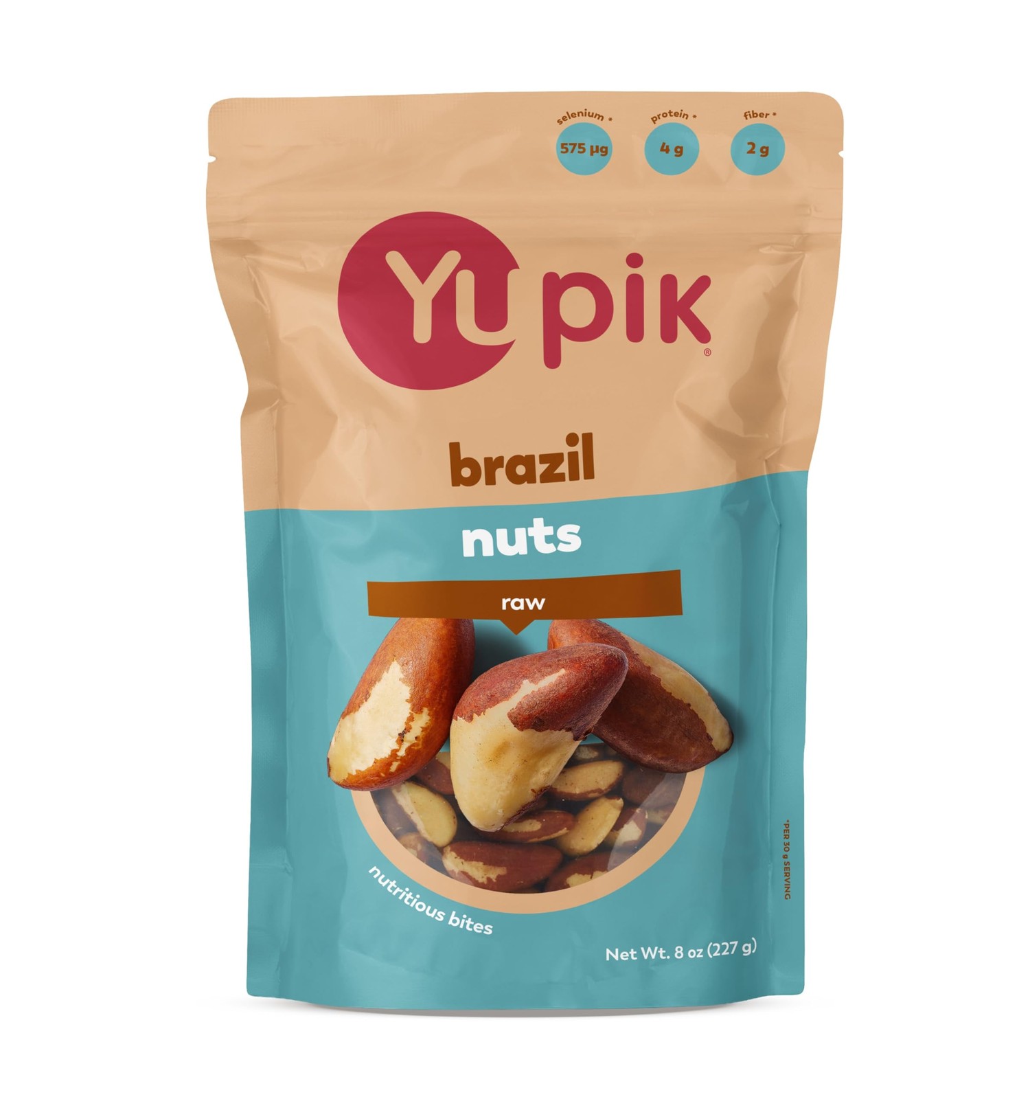 Raw Brazil Nuts, 8 Oz, Gluten-Free, Kosher, Shelled, Unsalted, Unroasted,
