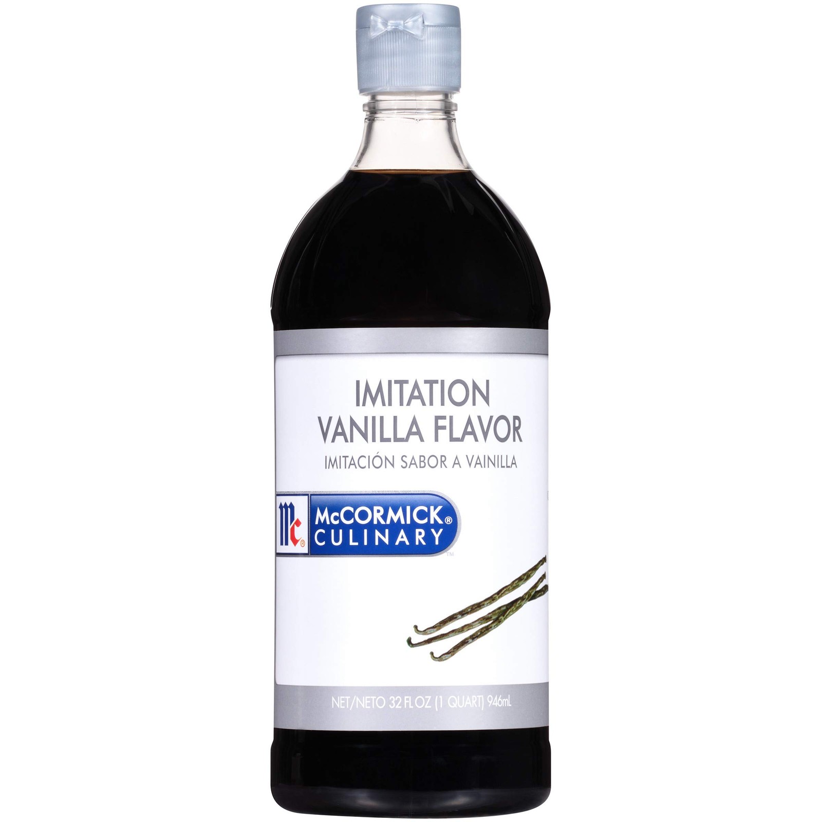 McCormick Culinary Imitation Vanilla Flavor, 32 fl 32 Fl Oz (Pack of 1), Dark