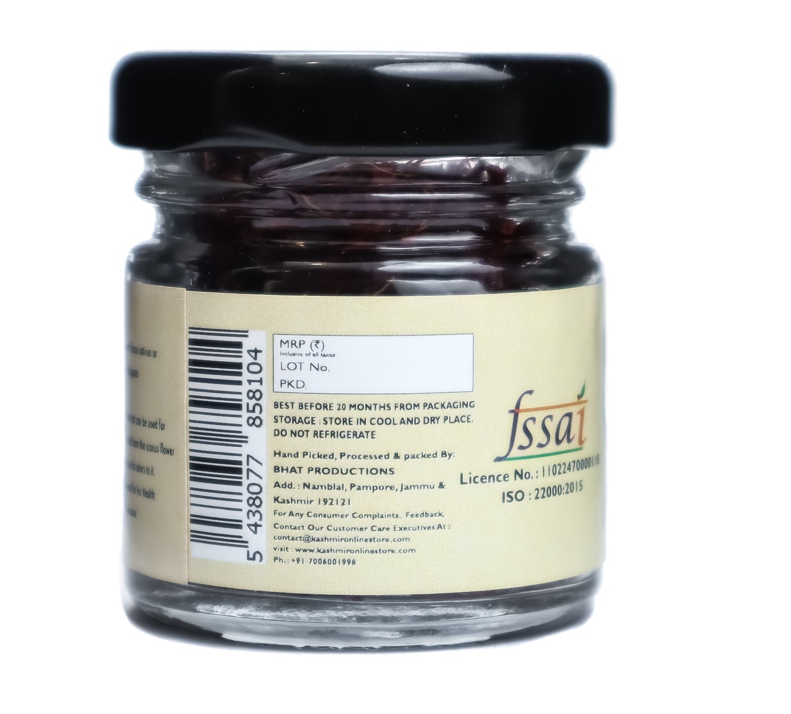 A+ Grade Kashmiri Saffron 3g | Premium Red Kesar Threads | Pure & Natural Spice.
