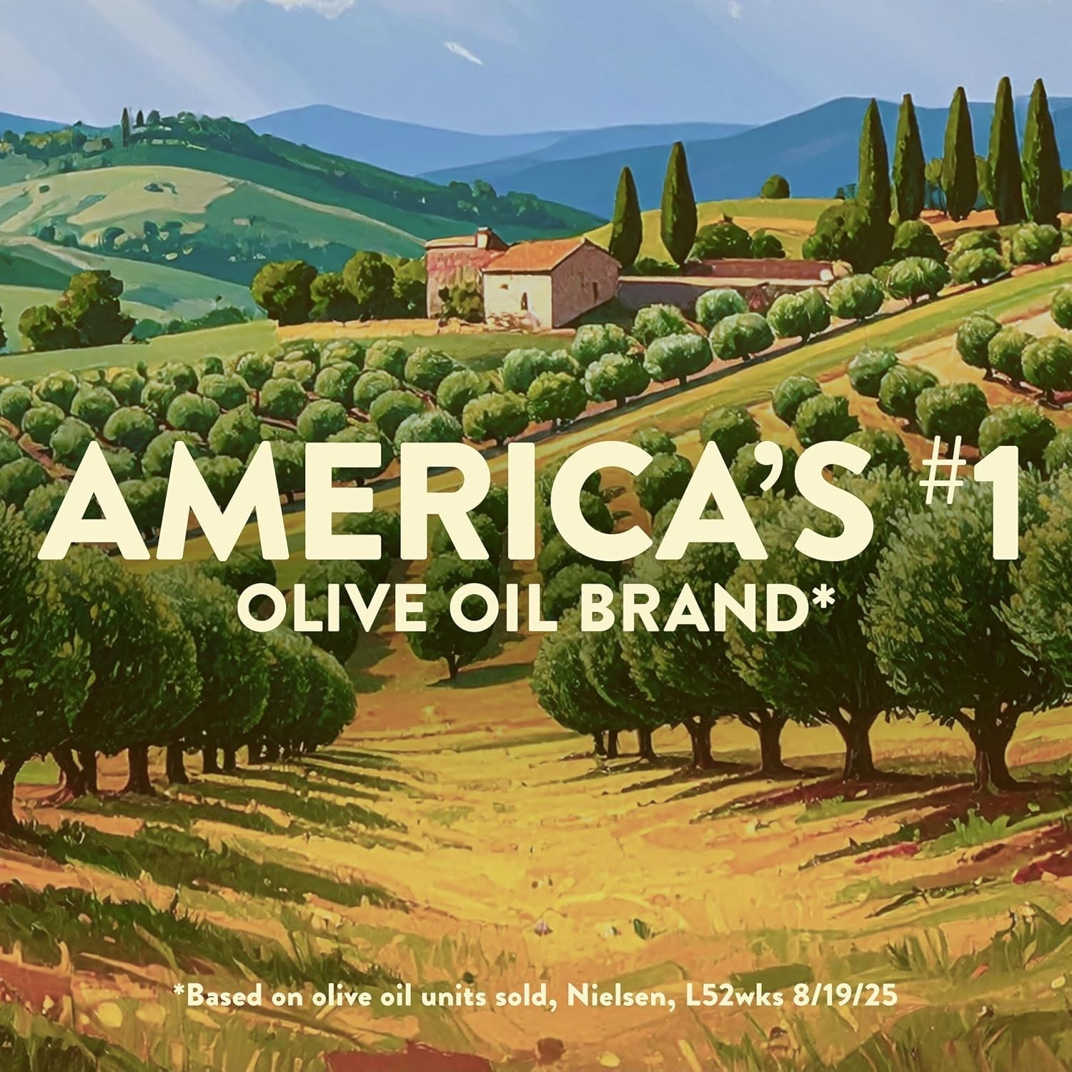 Imported 16 Fl Oz Robust Extra Virgin Olive Oil, Gluten Free & Non-GMO Certified