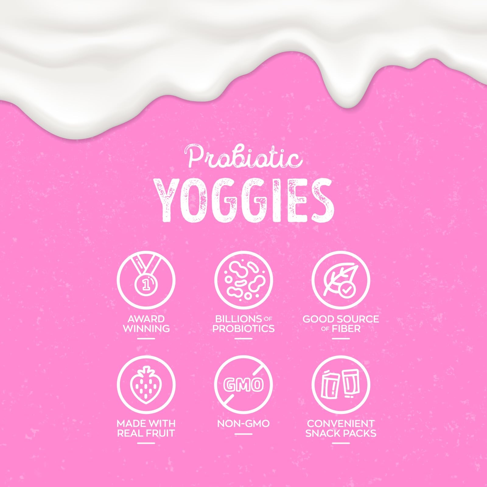 Nature’s Garden Probiotic Variety Pack Yoggies 21oz (30 x 0.7oz) of 2
