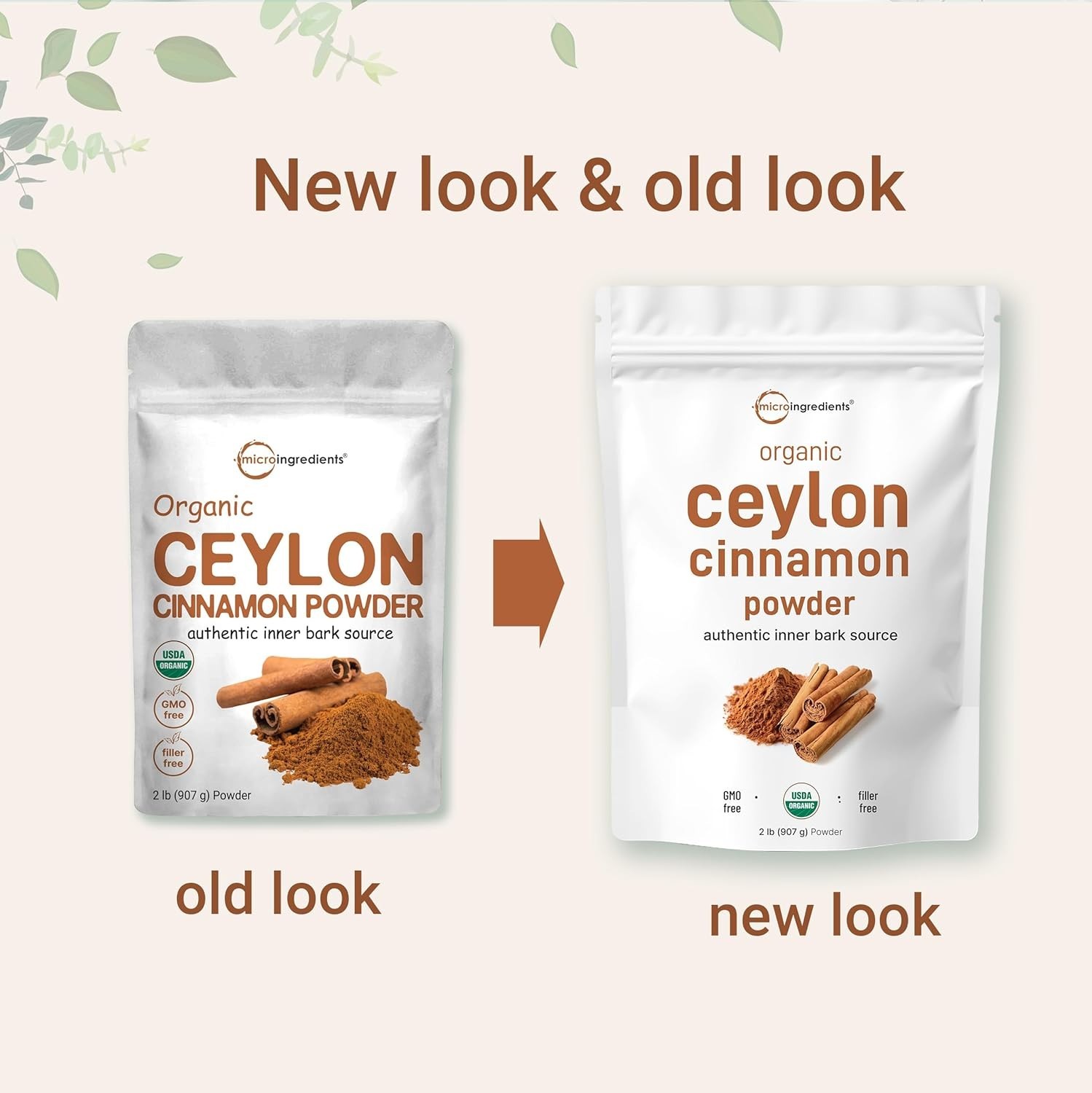 Organic Ceylon Cinnamon Powder, 2 lb | Premium Sri Lanka Source | Sweet & Earthy