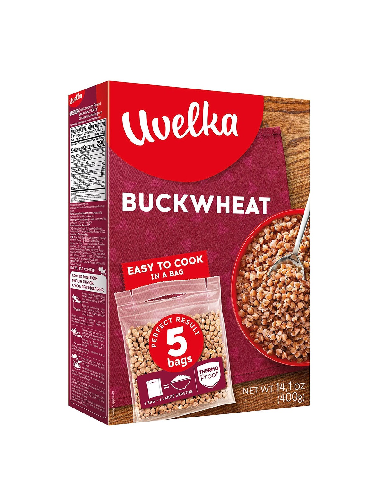 Organic Buckwheat Groats 14 Ounce Gluten Free Whole Grain Healthy Cereal