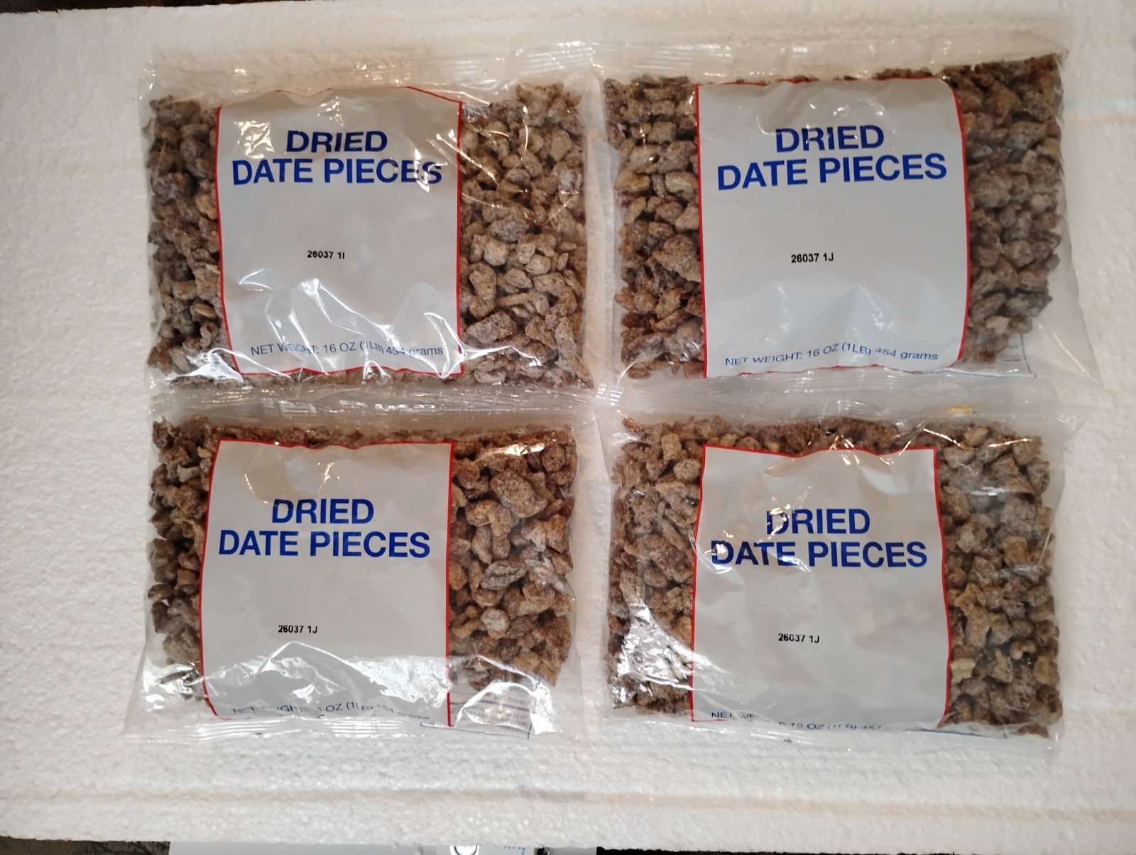 Lot of 4 ( 1 lb ) Dried Usda Dates – ALL $$$$ DONATED TO DISABLED VETERAN