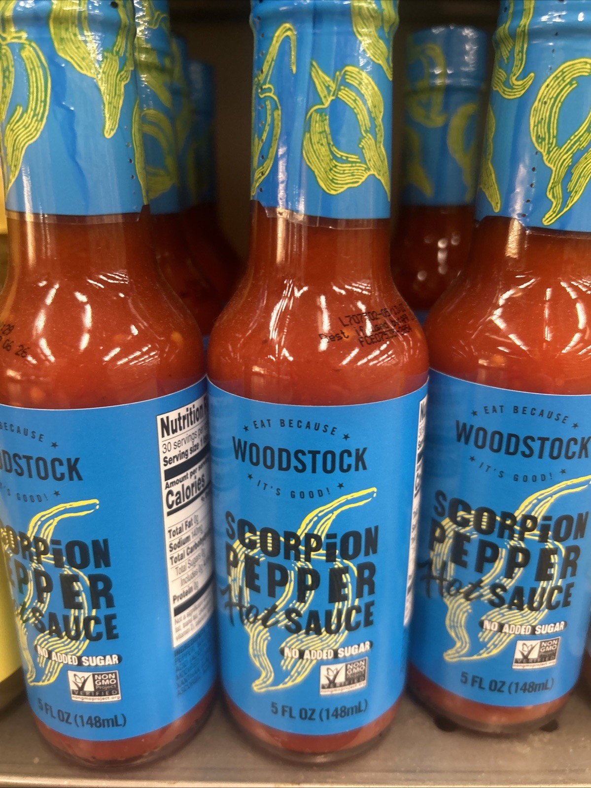 Woodstock Scorpion Pepper Hot Sauce, 5 fl oz